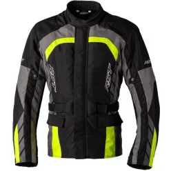 Geacă moto textil RST Alpha 5 negru/galben fluo