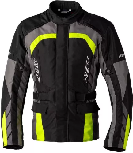 Geacă moto textil RST Alpha 5 negru/galben fluo