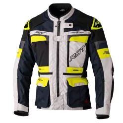   Geacă moto textil RST Pro Series Adventure-Xtreme Race Dept argintiu/bleumarin/galben