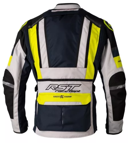 Geacă moto textil RST Pro Series Adventure-Xtreme Race Dept argintiu/bleumarin/galben
