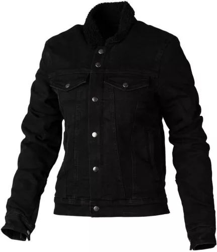 Geacă moto textil damă RST Sherpa Denim negru