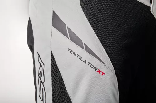 Pantaloni moto textil RST Ventilator-XT argintiu
