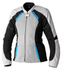 Geacă moto textil damă RST Ava Mesh argintiu/negru/albastru