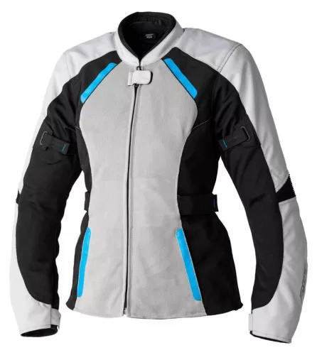 Geacă moto textil damă RST Ava Mesh argintiu/negru/albastru