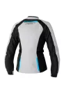 Geacă moto textil damă RST Ava argintiu/negru/albastru