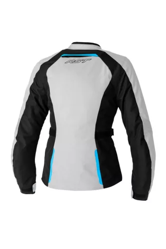 Geacă moto textil damă RST Ava argintiu/negru/albastru