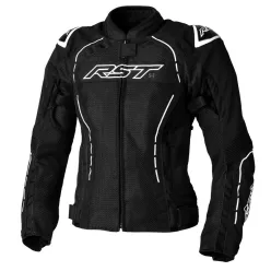 Geacă moto textil damă RST S1 Mesh negru/alb