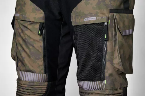 Pantaloni moto textil RST Ranger verde camuflaj