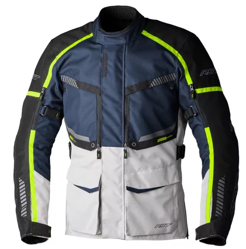 Geacă moto textil RST Maverick Evo bleumarin/argintiu