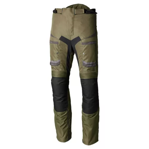 Pantaloni moto textil RST Maverick Evo kaki/gri