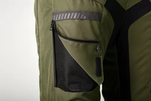 Pantaloni moto textil RST Maverick Evo kaki/gri