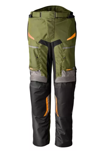 Pantaloni moto textil RST Maverick Evo kaki/gri/portocaliu