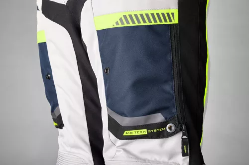 Pantaloni moto textil RST Maverick Evo bleumarin/argintiu