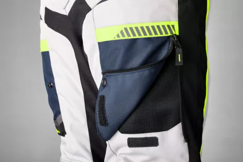 Pantaloni moto textil RST Maverick Evo bleumarin/argintiu