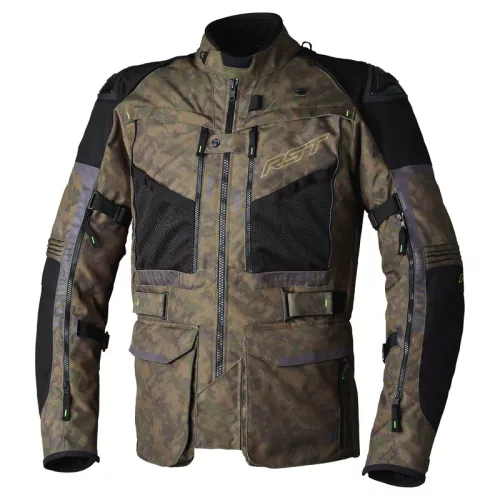 Geacă moto textil RST Pro Series Ranger verde camuflaj