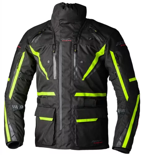 Geacă moto textil RST Pro Series Paragon 7 negru/galben fluo