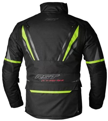 Geacă moto textil RST Pro Series Paragon 7 negru/galben fluo