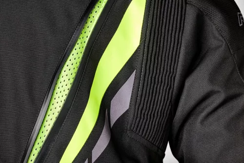 Geacă moto textil RST Pro Series Paragon 7 negru/galben fluo
