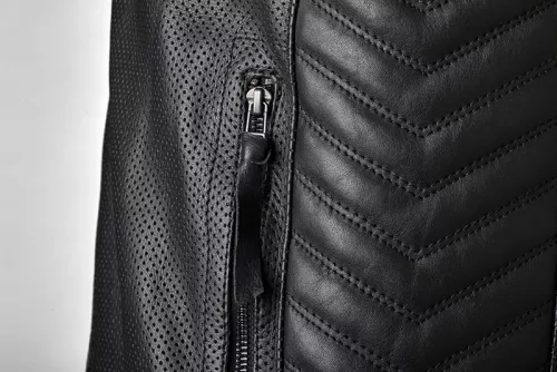 Geacă moto piele RST Roadster Air negru