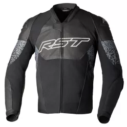 Geacă moto piele RST Pro Series Supersport-K negru/gri