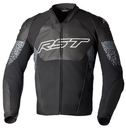 Geacă moto piele RST Pro Series Supersport-K negru/gri