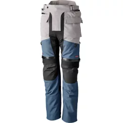 Pantaloni moto textil RST Vulcan argintiu/albastru