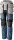 Pantaloni moto textil RST Vulcan argintiu/albastru
