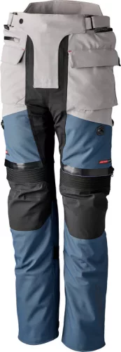 Pantaloni moto textil RST Vulcan argintiu/albastru