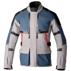 Geacă moto textil RST Pro Series Vulcan argintiu/albastru