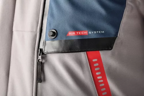 Geacă moto textil RST Pro Series Vulcan argintiu/albastru
