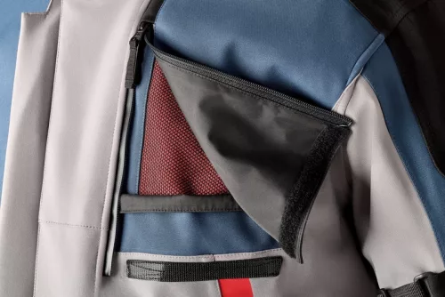Geacă moto textil RST Pro Series Vulcan argintiu/albastru