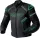 Geacă moto piele RST S1 D3O negru/verde fluo