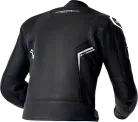 Geacă moto piele RST S1 D3O negru/alb
