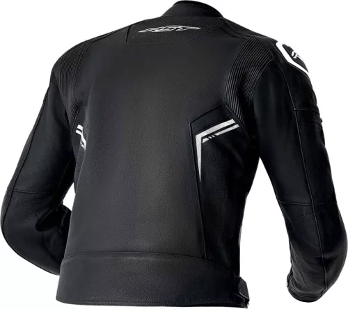 Geacă moto piele RST S1 D3O negru/alb