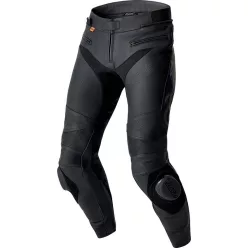 Pantaloni moto piele RST S1 D3O picior lung negru
