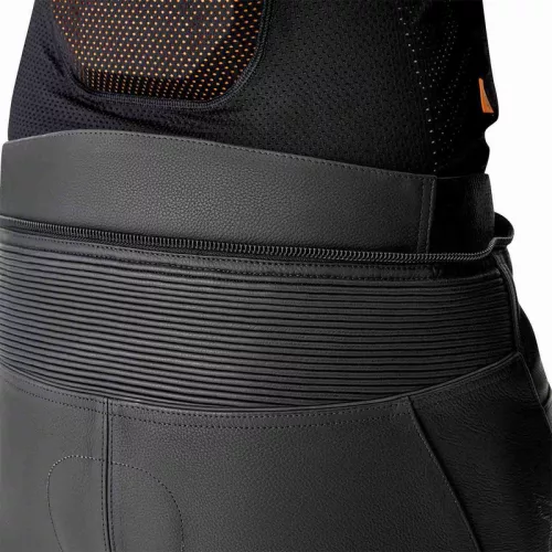 Pantaloni moto piele RST S1 D3O picior lung negru