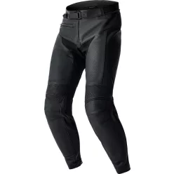 Pantaloni moto piele RST T2 D3O negru