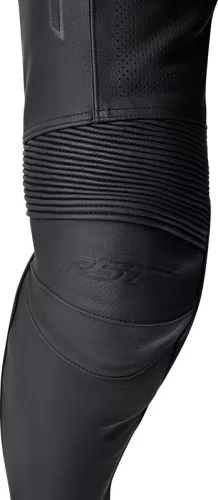 Pantaloni moto piele RST T2 D3O negru