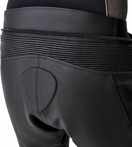 Pantaloni moto piele RST T2 D3O negru