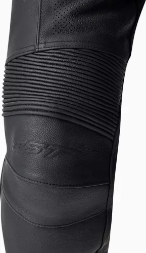 Pantaloni moto piele RST T2 D3O negru