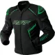 Geacă moto textil RST S1 D3O negru/verde fluo