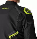 Geacă moto textil RST S1 D3O negru/galben fluo