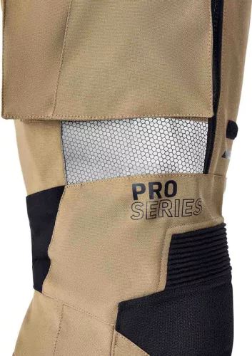 Pantaloni moto textil RST Pro Series Adventure D3O nisipiu/negru