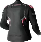 Geacă moto piele damă RST S1 D3O negru/roz