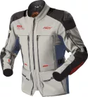 Geacă moto textil damă RST Pro Series Adventure D3O argintiu/albastru