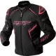 Geacă moto textil damă RST S1 D3O negru/roz