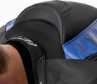 Geacă moto piele RST TracTech Evo D3O negru/albastru