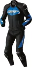 Geacă moto piele RST TracTech Evo D3O negru/albastru