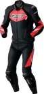 Geacă moto piele RST TracTech Evo D3O negru/roșu
