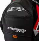 Geacă moto piele RST TracTech Evo D3O negru/roșu